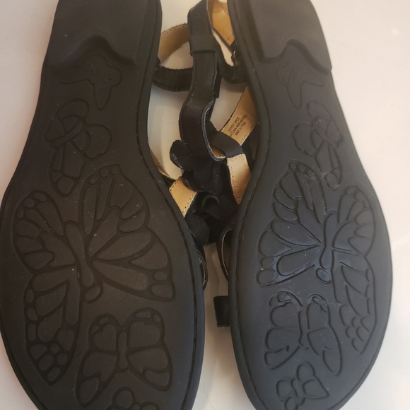 B.O.C. women's black leather sandals size 10 EU 42 - Picture 13 of 13